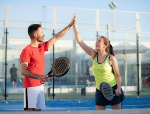 Construction court de tennis