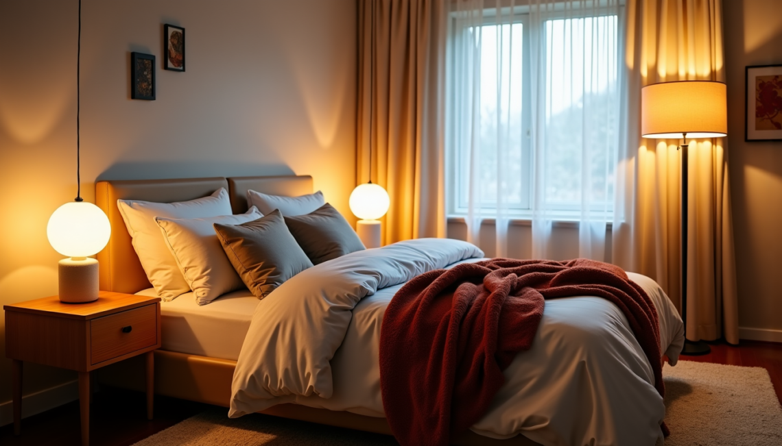 Quels luminaires choisir pour une chambre chaleureuse