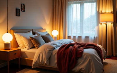 Quels luminaires choisir pour une chambre chaleureuse